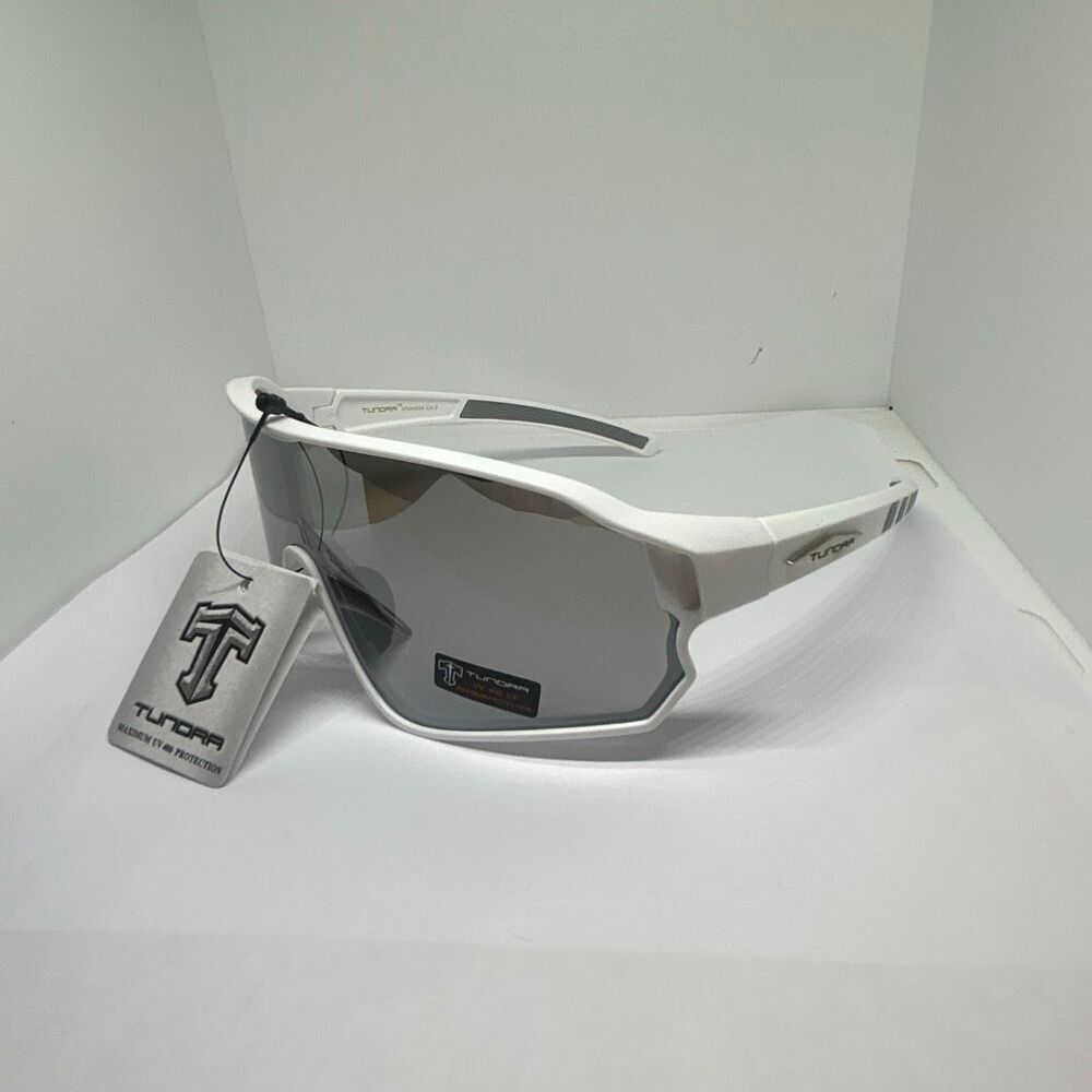 Tundra Wraparound Shield Sunglasses UV400 Mirrored Sport Style